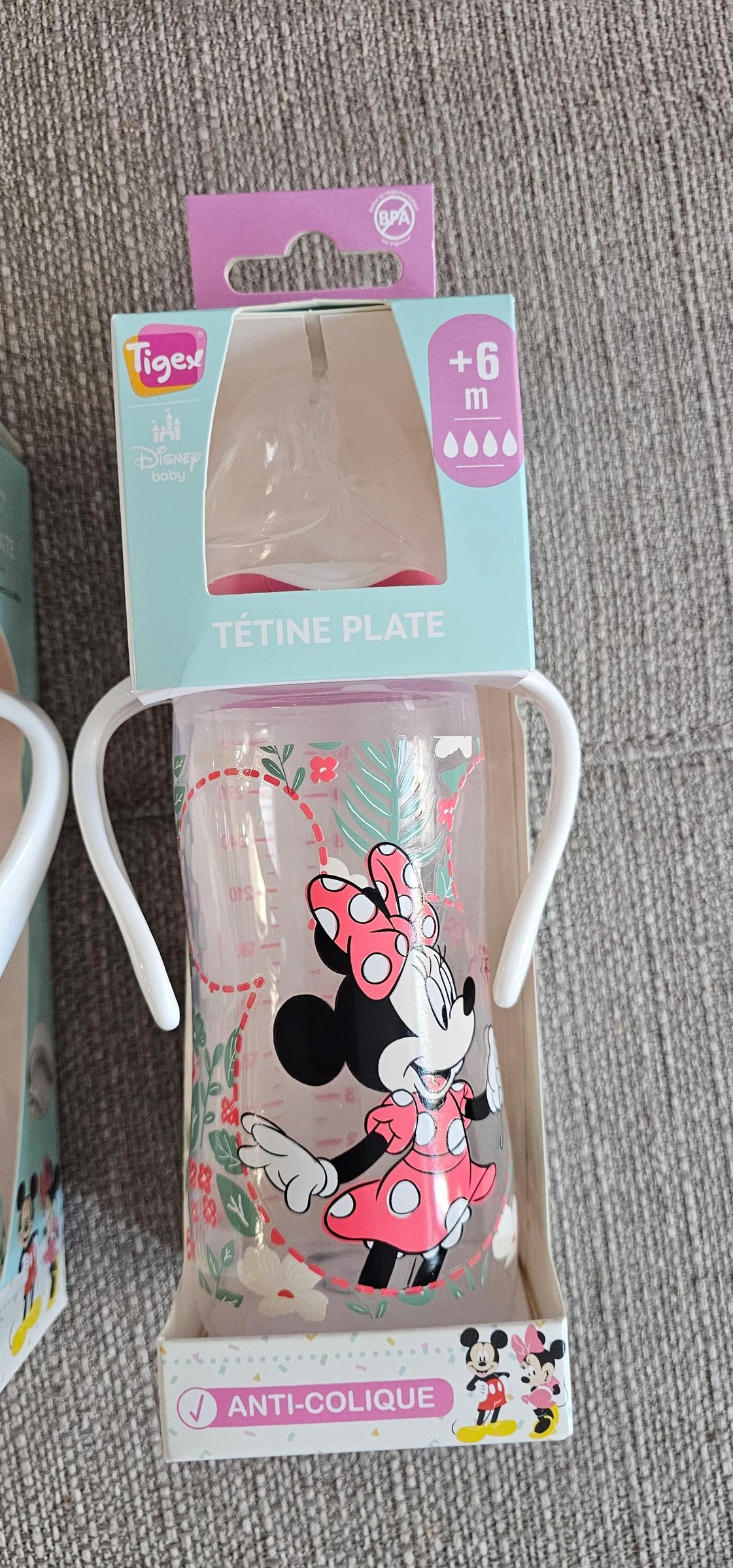 Set of 2 Minnie bottles 300ml – photo 3